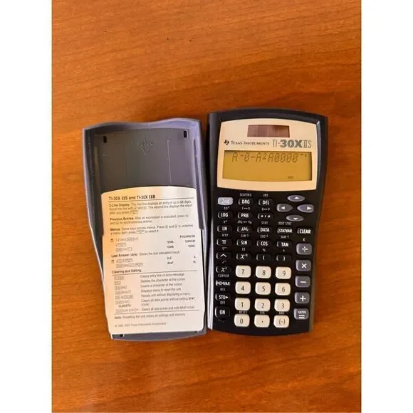 Texas Instruments TI-30XIIS Scientific Calculator Solar Battery - Picture 2 of 6